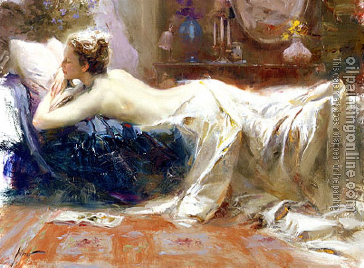 Pino Daeni - Impression oil painting.